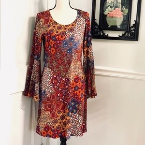 MSK Bell Sleeve Dress